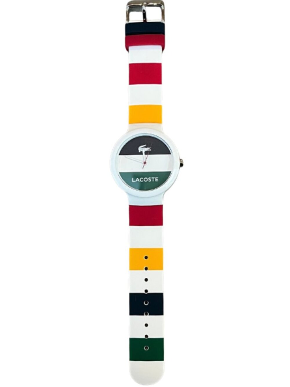 Striped LACOSTE Watch